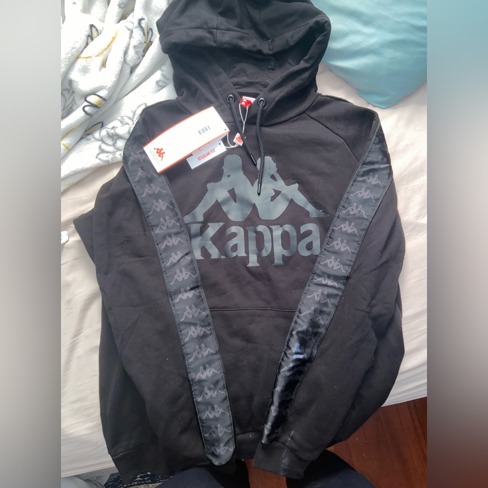 All black KAPPA hoodie unworn!!